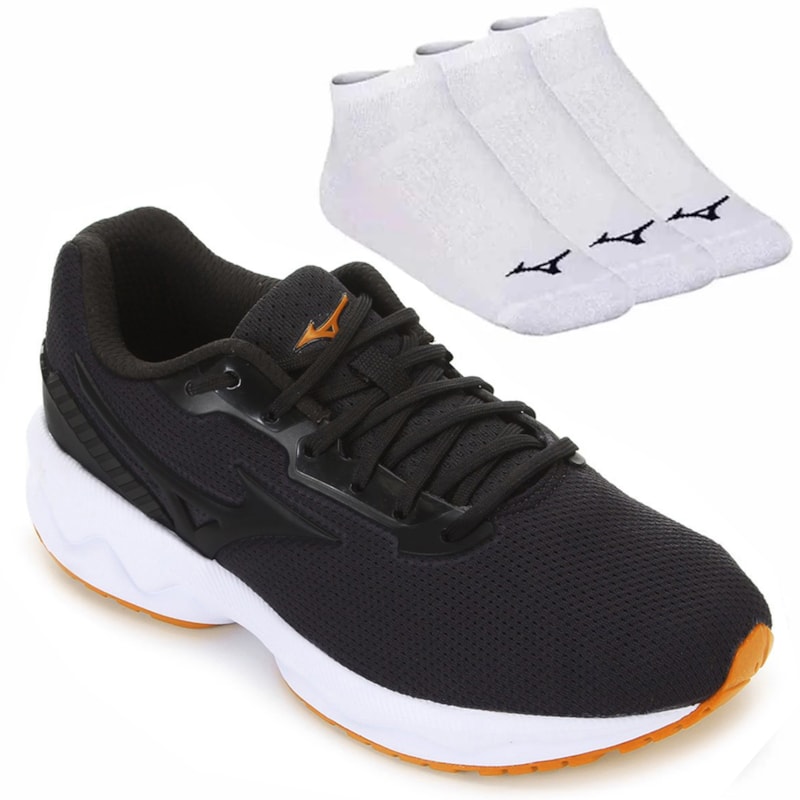 Kit Tênis Mizuno Space Masculino + 3 Pares de Meia Kit Tênis Mizuno Space Masculino + 3 Pares de Meia