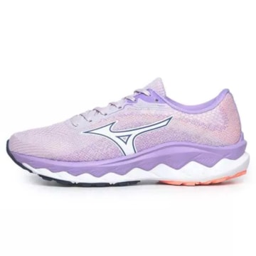 Kit Tênis Mizuno Wave Way 4 Feminino + Par De Meia