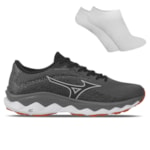 Kit Tênis Mizuno Wave Way 4 Masculino + Par de Meia