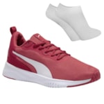 Kit Tênis Puma Flyer Flex Feminino + Par De Meia