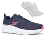 Kit Tênis Skechers Go Run Elevate Feminino + Par De Meia