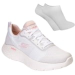 Kit Tênis Skechers Go Run Lite Feminino + Par De Meia