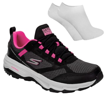 Kit Tênis Skechers Go Run Trail Altitude Feminino + Par De Meia