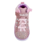 Kit Tênis Skechers S Lights Shuffle Lites Adore A Ball Infantil + Par De Meia