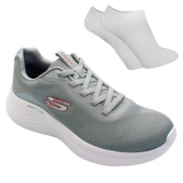 Kit Tênis Skechers Skech-Lite Pro Ledger Masculino + Par De Meia