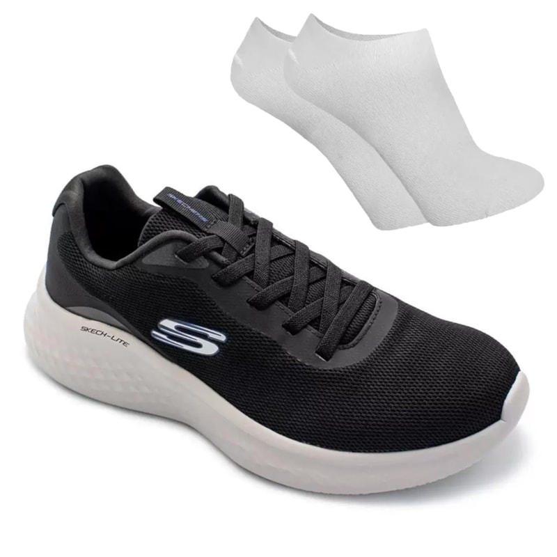 Kit Tênis Skechers Skech-Lite Pro Ledger Masculino + Par De Meia