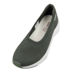 Kit Tênis Usaflex Slip On Tricot Feminino + Meia