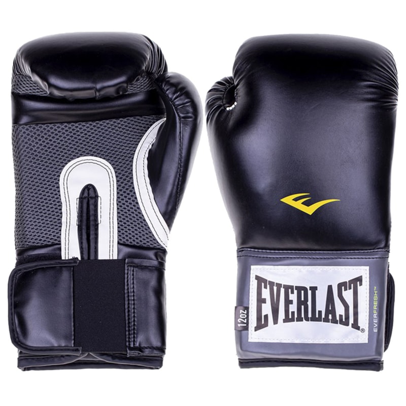 Luva de Boxe Everlast Treino Pro Style - Preto Luva de Boxe Everlast Treino Pro Style - Preto
