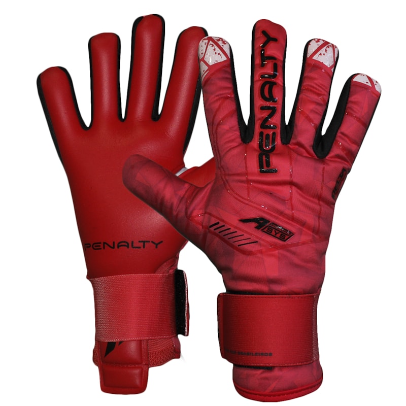 Luva de Goleiro Penalty Delta Fit Performance X - Vermelho Luva de Goleiro Penalty Delta Fit Performance X - Vermelho