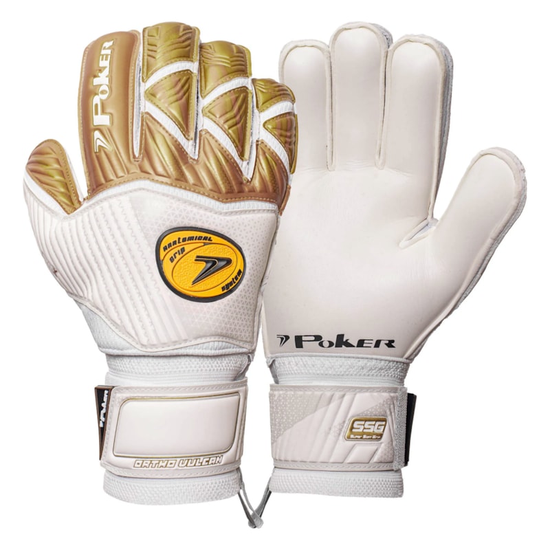 Luva de Goleiro Poker Ortho Vulcan Profissional Luva de Goleiro Poker Ortho Vulcan Profissional