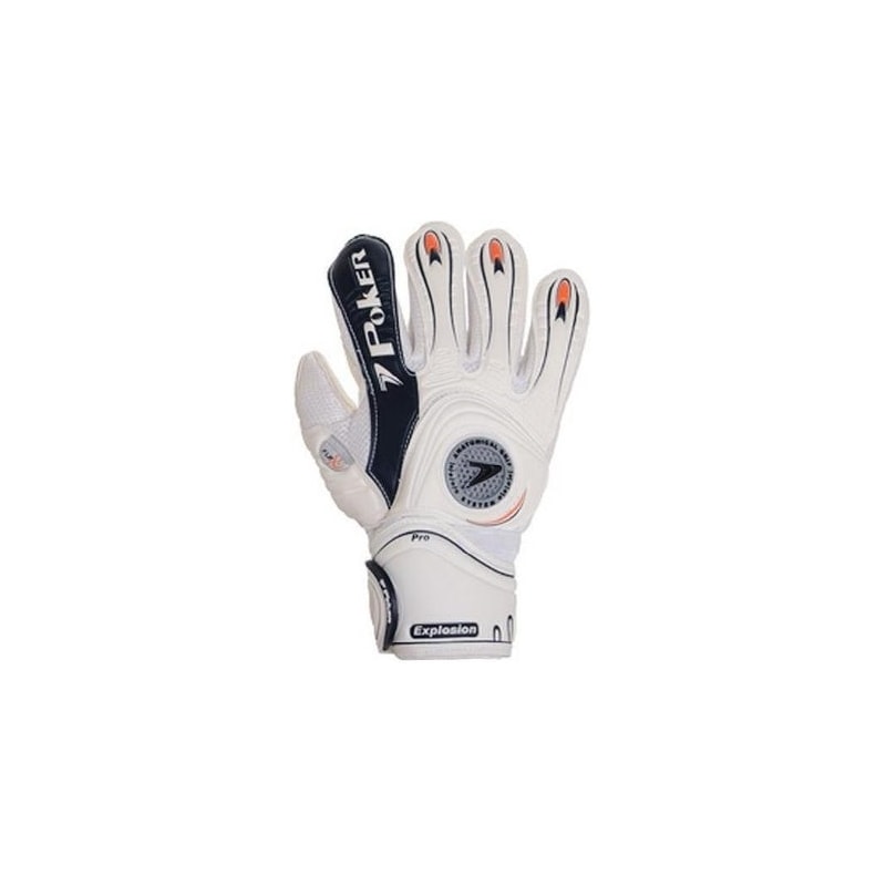 Luva Goleiro Poker Explosion Pro Silver Profissional