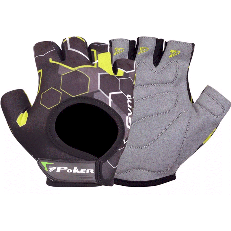 Luva Poker Gel Musculação GYM Luva Poker Gel Musculação GYM