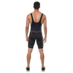 Macacão Bretelle Ciclismo Elite 129016 Plus Size Masculino - Preto