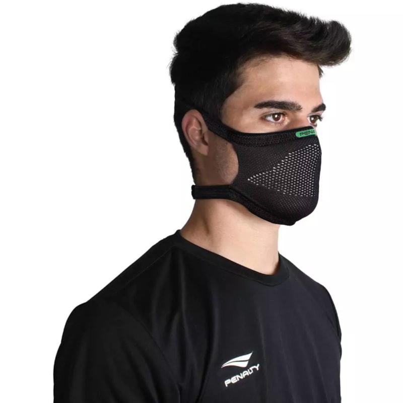 Máscara Penalty Antiviral Block Pro - Preto Máscara Penalty Antiviral Block Pro - Preto