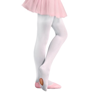 Meia-Calça Selene Ballet Fio 40 Infantil - Branco