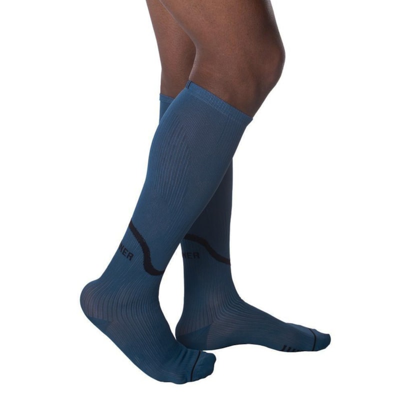 Meia de Compressão Selene 3/4 Esportiva Masculina - Petróleo Meia de Compressão Selene 3/4 Esportiva Masculina - Petróleo