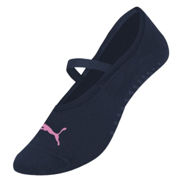 Meia Puma Sapatilha Pilates Antiderrapante Feminina