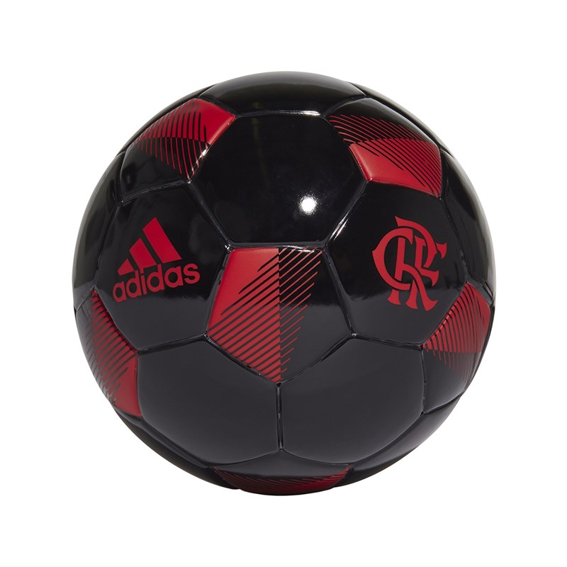 Mini Bola Adidas CR Flamengo - Preto e Vermelho