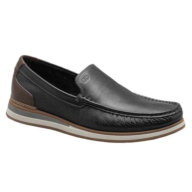 Mocassim Democrata Denim Flow Masculino - Preto Mocassim Democrata Denim Flow Masculino - Preto