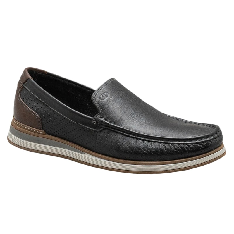 Mocassim Democrata Denim Flow Masculino - Preto