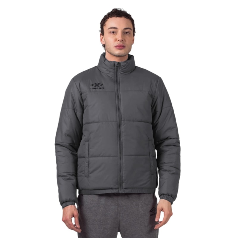 Diamante Corta Vento Diamond Preto Parka Umbro Basic Diamond Masculina