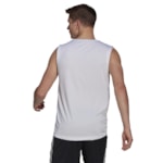 Regata Adidas Aeroready Designed To Move 3 Stripes Masculina - Branco