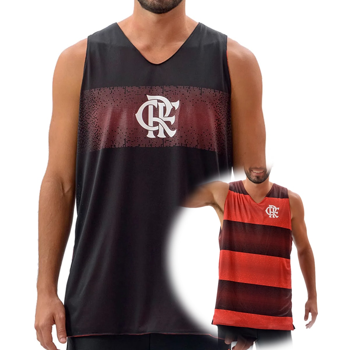 blusa regata flamengo