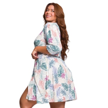 Saída De Praia Selene Verão Plus Size Feminina