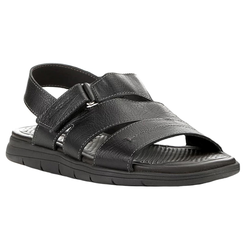 Sandália Democrata Denim Soul Masculina - Preto Sandália Democrata Denim Soul Masculina - Preto