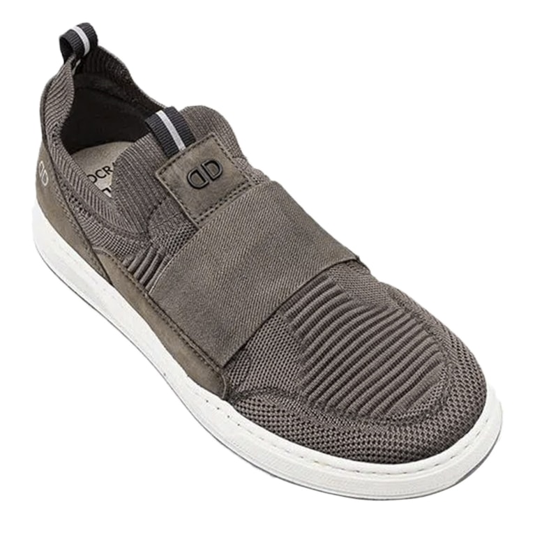 Sapatênis Democrata Denim Bold Masculino - Smoke Sapatênis Democrata Denim Bold Masculino - Smoke