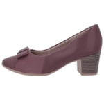 Scarpin Usaflex Salto Bloco Feminino