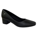 Scarpin Usaflex Salto Bloco Feminino