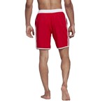 Short Adidas Natação 3 Stripes CLX Masculino - Vermelho