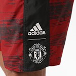 Short Adidas Natação Manchester United Masculino - Vermelho e Preto