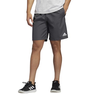 Short Adidas Plain Masculino - Chumbo e Branco