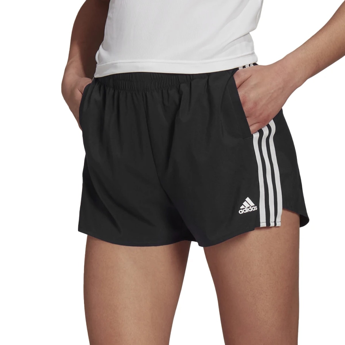 Shorts adidas 3 stripes feminino sale