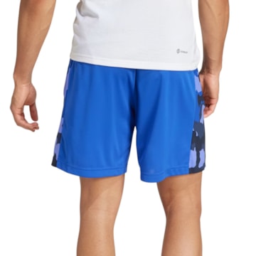 Short Adidas Treino Camuflado Masculino