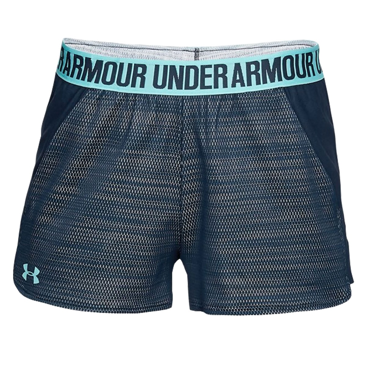 Shorts Under Armour Play Up Feminino Marinho e Azul Esporte Legal