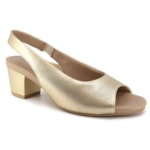 Slingback Usaflex Salto Bloco Feminina