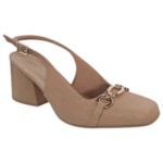 Slingback Usaflex Salto Bloco Feminina