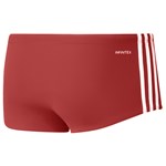 Sunga Adidas 3 Stripes Wide Masculina - Vermelho