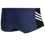 Sunga Adidas Colorblock 3 Stripes Wide Masculina - Azul Marinho