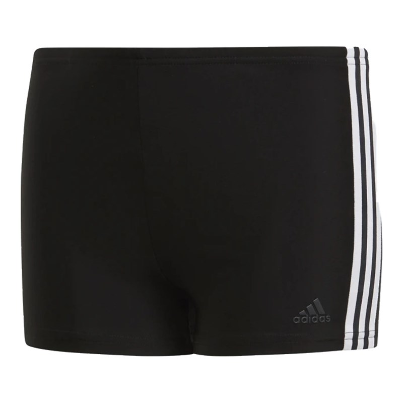 Sunga Boxer Adidas 3-Stripes Infantil - Preto e Branco