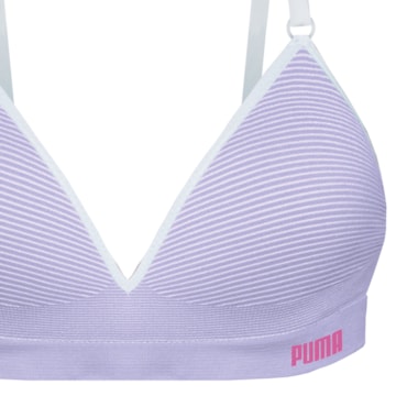 Sutiã Puma Sem Costura Com Bojo Feminino