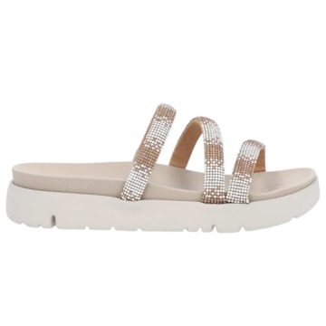 Tamanco Usaflex Strass Feminino