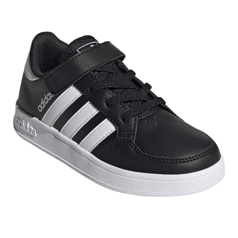 Tênis Adidas Breaknet Infantil - Preto e Branco Tênis Adidas Breaknet Infantil - Preto e Branco
