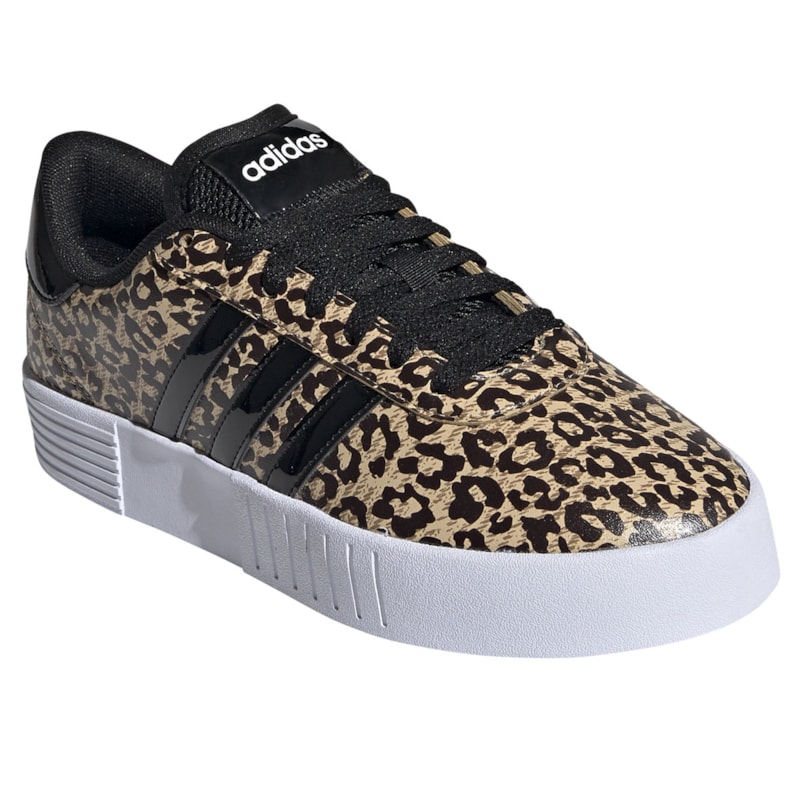 Tênis Adidas Court Bold Feminino - Leopard Tênis Adidas Court Bold Feminino - Leopard