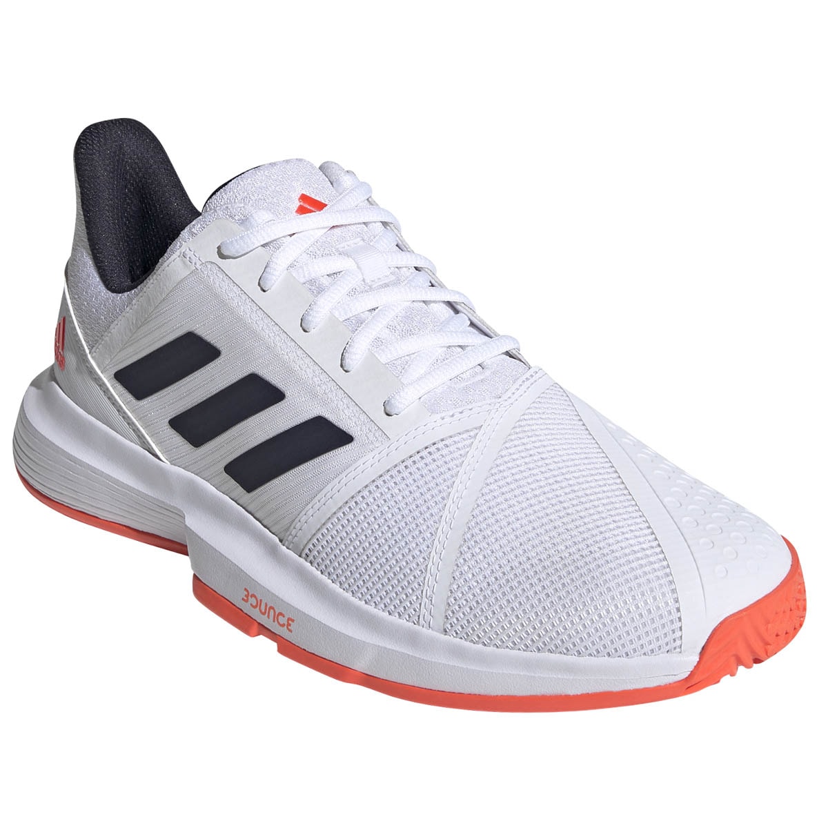 tenis adidas branco com laranja