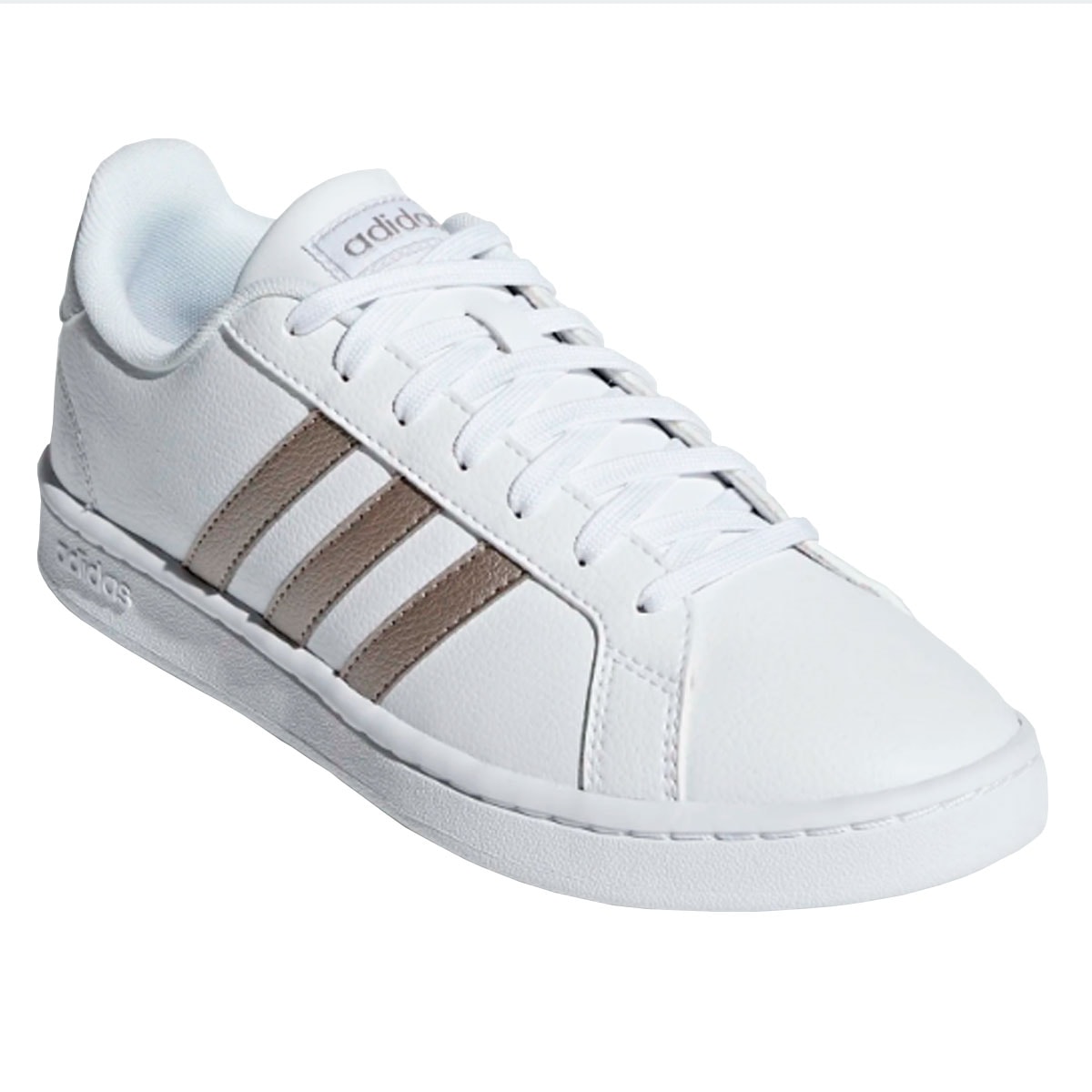 tenis adidas branco com dourado feminino