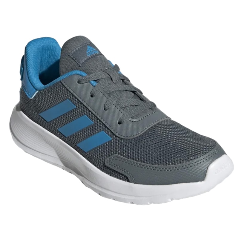 Tênis Adidas Tensaur Juvenil - Cinza e Azul Tênis Adidas Tensaur Juvenil - Cinza e Azul